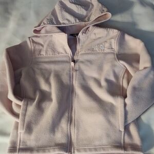 The North Face Light Pink Kids Fleece Hoodie